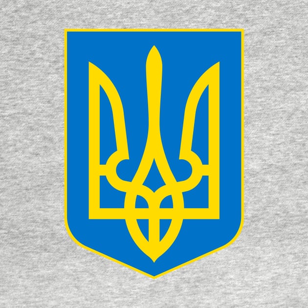 Coat of arms of Ukraine by Wickedcartoons